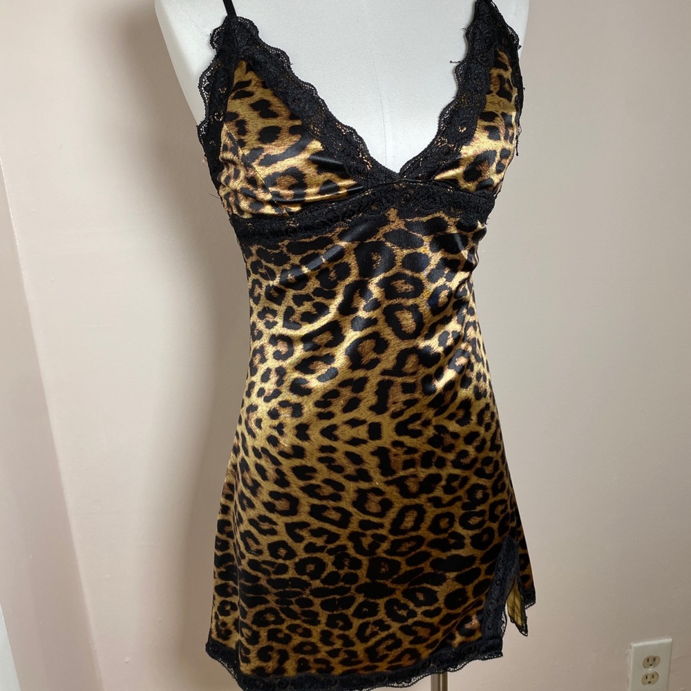 Leopard Print Mini Dress